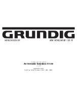 Preview for 1 page of Grundig 100 PE User Manual