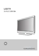 Предварительный просмотр 1 страницы Grundig 26 XLC 3200 BA Manual