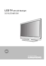 Grundig 32 VLE 5405 SG Manual предпросмотр