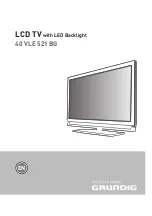 Grundig 40 VLE 521 BG Manual предпросмотр