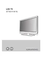 Предварительный просмотр 1 страницы Grundig 40 VLE 8160 SL Manual