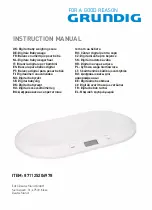 Grundig 871125206978 Instruction Manual preview