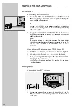 Предварительный просмотр 22 страницы Grundig AMIRA 17 Manual