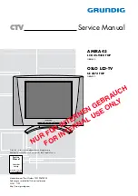 Grundig AMIRA 45 LCD 45-9410 TOP Service Manual предпросмотр