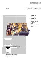 Preview for 1 page of Grundig ARCANCE 37 P 37-5211 Service Manual