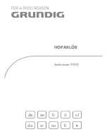 Grundig Audiorama 9000 Manual предпросмотр