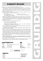 Preview for 27 page of Grundig BL 7680 C Instruction Manual