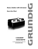 Grundig BUSH CDS2500IP User Manual preview