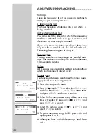 Preview for 30 page of Grundig CALIOS BS 7100 User Manual