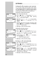 Preview for 46 page of Grundig CALIOS BS 7100 User Manual