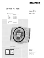 Preview for 1 page of Grundig CDP-S 250 Service Manual