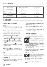 Preview for 26 page of Grundig CH 6280 G Instruction Manual