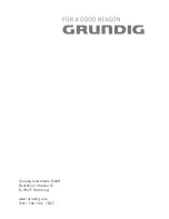 Preview for 11 page of Grundig CH 6280 L Instruction Manual