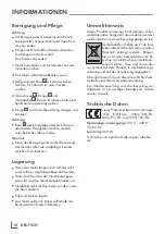 Preview for 10 page of Grundig CH 7280 Safety And Set-Up