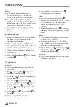 Preview for 16 page of Grundig CH 7280 Safety And Set-Up