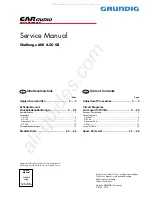 Grundig Challenge 600 A CD SR Service Manual preview