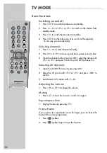 Предварительный просмотр 16 страницы Grundig CINEMO 32 Manual