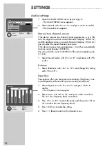 Предварительный просмотр 14 страницы Grundig CINEMO 40 Manual