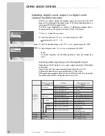 Preview for 50 page of Grundig CINIO GDP 5240 User Manual