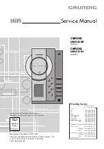 Grundig CIRFLEXX UMS 4100 Service Manual preview