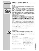 Предварительный просмотр 3 страницы Grundig CITY BOY 40 User Manual