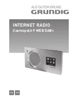 Grundig Cosmopolit 9 WEB DAB Plus Instructions Manual preview