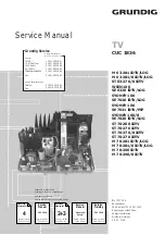 Grundig CUC 1836 Service Manual preview