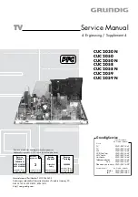 Preview for 1 page of Grundig CUC 2030 N Service Manual