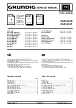 Grundig CUC 6330 Service Manual preview