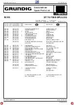 Предварительный просмотр 78 страницы Grundig CUC 6460 Service Manual