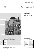 Grundig CUC 7305 Service Manual preview