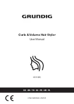 Preview for 1 page of Grundig Curls & Volume HS 3020 User Manual