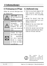 Preview for 18 page of Grundig Curls & Volume HS 3020 User Manual