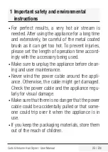 Preview for 25 page of Grundig Curls & Volume HS 3020 User Manual