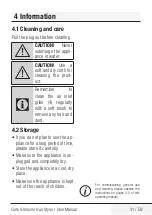 Preview for 31 page of Grundig Curls & Volume HS 3020 User Manual