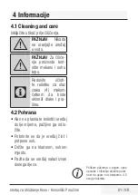 Preview for 81 page of Grundig Curls & Volume HS 3020 User Manual