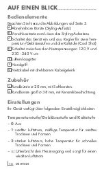 Preview for 12 page of Grundig Curls & Volume HS 3820 Instruction Manual