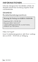 Предварительный просмотр 20 страницы Grundig Curls & Volume HS 3820 Instruction Manual