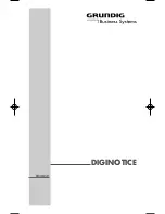 Preview for 1 page of Grundig Diginotice Manual