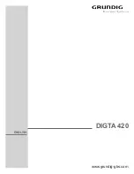 Preview for 1 page of Grundig Digta 420 User Manual