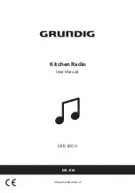 Grundig DKR 3000 User Manual preview