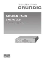 Preview for 1 page of Grundig DKR 700 DAB+ Manual