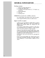 Preview for 4 page of Grundig DSR 3410 CI User Manual