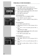 Preview for 38 page of Grundig DSR 5450 HD User Manual