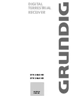 Grundig DTR 5460 HD User Manual предпросмотр