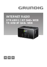 Grundig DTR 6000 2.1 BT DAB+ WEB User Manual preview