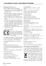 Preview for 6 page of Grundig DTR 6000 2.1 BT DAB+ WEB User Manual