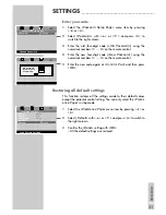 Preview for 21 page of Grundig DVD-P 8600/2 User Manual