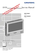 Preview for 1 page of Grundig DVD-P 8600 Service Manual