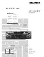 Grundig EC 4600 RDS Service Manual preview